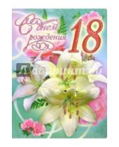 Картинка к книге Стезя - 1КТ-065/День рождения 18/открытка-гигант двойная