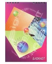 Картинка к книге КТС-про - Блокнот А5 48 листов (клетка) Пурпур (пружина) /С2861 3D