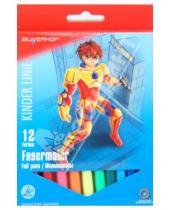 Картинка к книге Silwerhof - Фломастеры 12 цветов Superhero cosplay (871226-01)