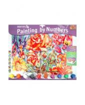 Картинка к книге Раскрашивание карандашами (цветные) - Набор для раскрашивания красками "Цветы" (PL/63)