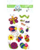 Картинка к книге Воздушные блестящие наклейки - Наклейки детские "Насекомые" (ZF004)