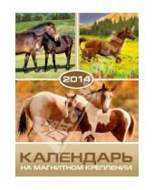 Картинка к книге Календари - Календарь на 2014 год с магнитным креплением "Символ года. Лошадь 2" (32020)