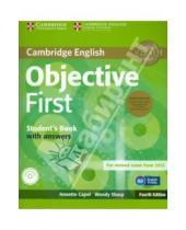 Картинка к книге Wendy Sharp Annete, Capel - Objective First 4 Edition  Student's Book Pack with answers  +CD-ROM x2
